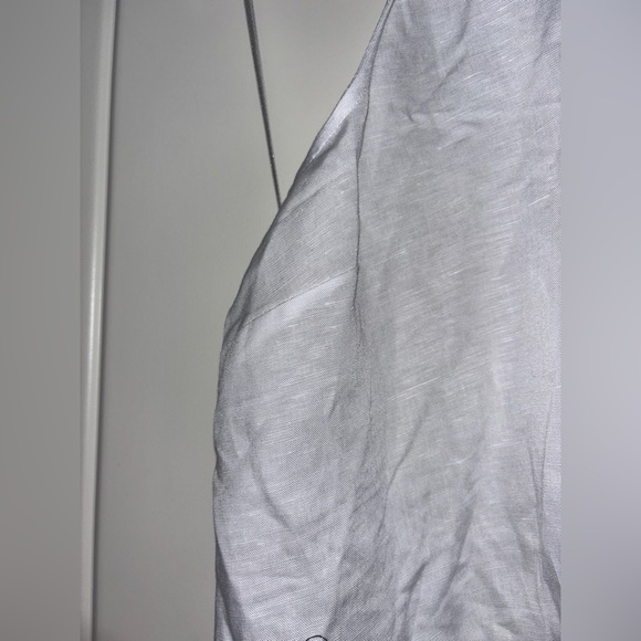 INC International Concept Women Linen Blend Halter Neck Sleeveless Top XL Beach - Picture 5 of 9